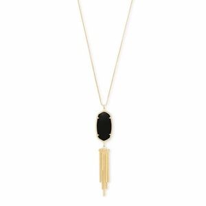 Kendra Scott Rayne Gold Long Pendant Necklace
